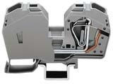 2-wire feed-through terminal, spring-clamp connection, 6.0-35 mm², 1 pole, 125 A, 8 kV, gray, 285-635