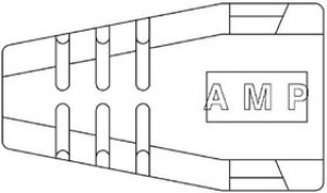 520853-1, Modular Connectors / Ethernet Connectors 8 RND PLUG BOOT