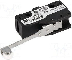 MKV11R53, Микропереключатель SNAP ACTION, с рычагом (с роликом), SPDT