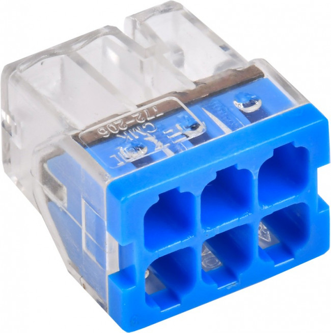 Клемма строительно-монтажная СМК 772-206 (уп.4шт) IEK UKZ30-206-004 Клемма строительно-монтажная СМК 772-206 (уп.4шт) IEK UKZ30-206-004