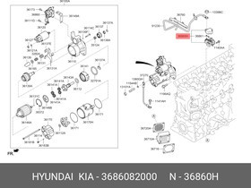 3686082000 Реле подогрева впускного коллектора