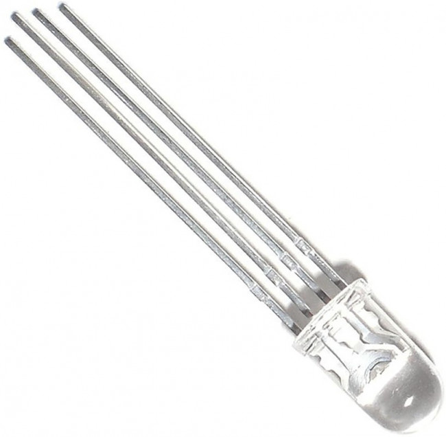 L-154A4SUREQBFZGEC, Светодиод 5мм/RGB/красный/630нм/ 650-1300мкд/ зеленый/525нм/ 2200-3600мкд/синий/465нм/ 400-900мкд/прозрачный/50° L-154A4SUREQBFZGEC, Светодиод 5мм/RGB/красный/630нм/ 650-1300мкд/ зеленый/525нм/ 2200-3600мкд/синий/465нм/ 400-900мкд/прозрачный/50°