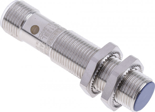 XS112BLPAM12, Inductive Sensor PNP, Make Contact (NO) 2.5kHz 36V 10mA 2.5mm IP67 Connector, M12 OsiSense XS