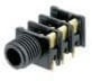 NRJ6HF-1-AU, Phone Connectors 1/4" JACK STEREO SW SLIM-FULL THREAD NSE