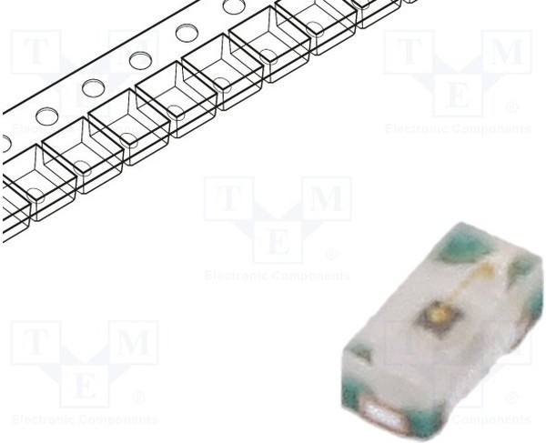 RF-GS0402TS-BF-B, LED; SMD; 0402; green-yellow; 5?65mcd; 1x0.5x0.4mm; 140°; 1.7?2.4V