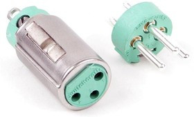 QG3M, XLR Connectors 3P MALE INSERT STD LATCHLOCK