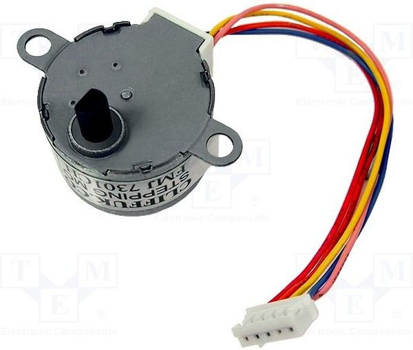 FMJ7301CH, Двигатель: DC, шаговый,униполярный, 5-12ВDC, шаг 5,6°, IP50