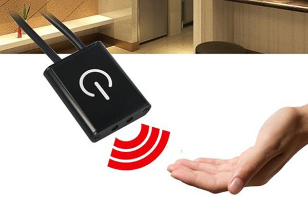 Бесконтактный инфракрасный выключатель, 12~24В/3А, 36~72Вт, OFF-ON, гнездо/штекер 5.5x2.1мм; №13952 ПкИК\ 12/24\ 3,0 36/72Вт\OFF-ON\\\гн/ште