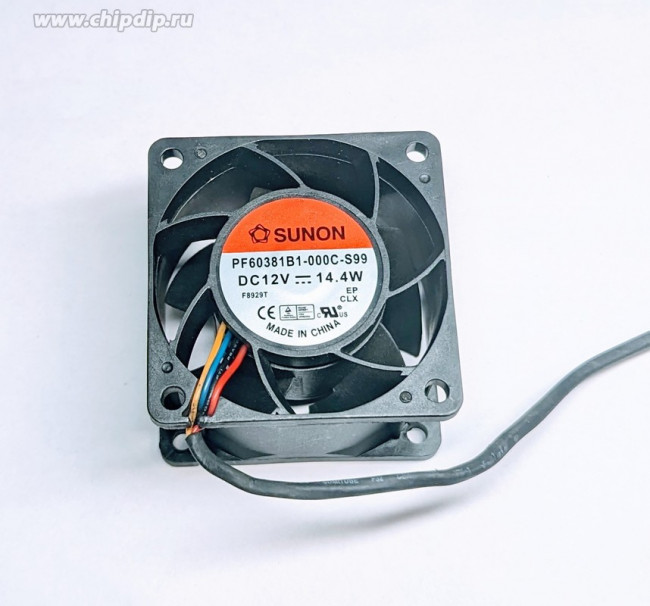 Вентилятор Sunon PF60381B1-000C-S99 DC 12V 14.40W 60x38 4pin