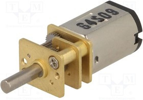 POLOLU-3060, Двигатель: DC, с редуктором, HPCB, 6ВDC, 1,5А, Ось: D профиль, 5: 1