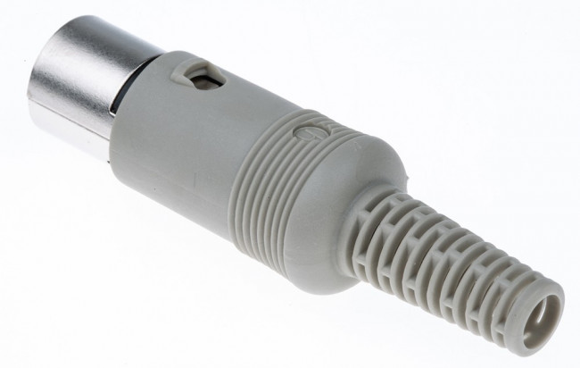 930131517 MAS 50 S grey, MAS 5 Pole Miniature Din Plug, DIN 41524, 4A, 34 V ac/dc IP30, Male, Cable Mount 930131517 MAS 50 S grey, MAS 5 Pole Miniature Din Plug, DIN 41524, 4A, 34 V ac/dc IP30, Male, Cable Mount