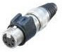 NC5FX-HD, XLR Connectors Cable end 5 pin F X-HD;stainless/gold