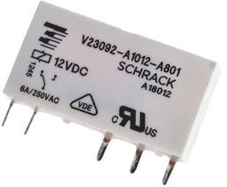 7-1393236-4, PCB Power Relay SNR 1CO 6A DC 24V 3.39kOhm