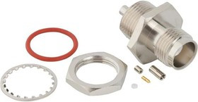 031-7001, RF Connectors / Coaxial Connectors TNC Straight Crimp Jack 1.32 mm Micro-cable Bulkhead Front Mount 50 Ohm IP67 031-7001, RF Connectors / Coaxial Connectors TNC Straight Crimp Jack 1.32 mm Micro-cable Bulkhead Front Mount 50 Ohm IP67