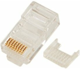 Коннектор RJ45/8P8C под витую пару, круглый ввод, уп-ка 100шт. NMC-RJ88RZ50UD2-100 Коннектор RJ45/8P8C под витую пару, круглый ввод, уп-ка 100шт. NMC-RJ88RZ50UD2-100
