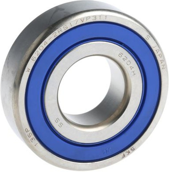 W 6204-2RS1/VP311 Single Row Deep Groove Ball Bearing- Both Sides Sealed 20mm I.D, 47mm O.D