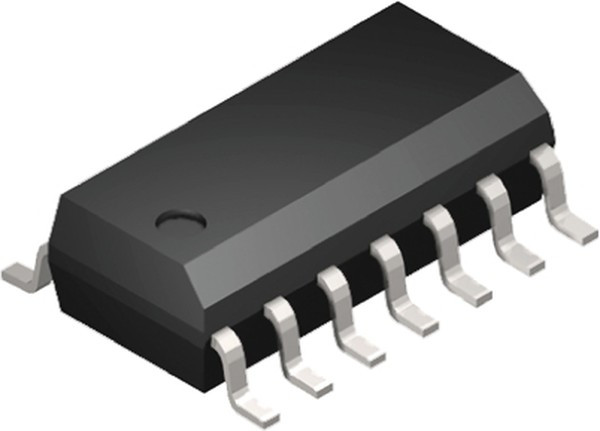 AD8013ARZ-14, Усилитель видеосигнала трехканальный 60МГц 0.1дБ 14SOIC