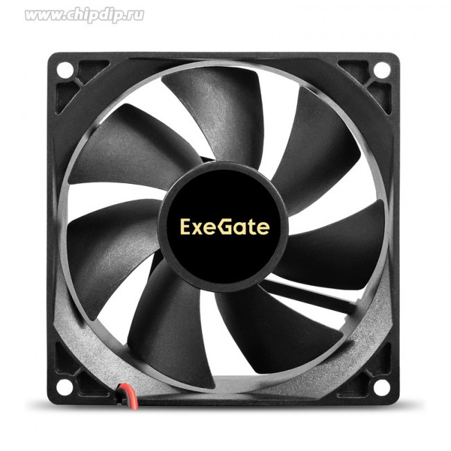 EX295208RUS, Вентилятор 24В DC ExeGate EX09225S2P-24 (92x92x25 мм, Sleeve bearing (подшипник скольжения), 2pin, 2700RPM, 33.9dBA) EX295208RUS, Вентилятор 24В DC ExeGate EX09225S2P-24 (92x92x25 мм, Sleeve bearing (подшипник скольжения), 2pin, 2700RPM, 33.9dBA)