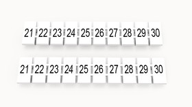 ZB5-10P-19-20Z(H), маркеры цифры 21-30 горизонтальные / ZB5-10P-19-20Z(H) ZB5-10P-19-20Z(H), маркеры цифры 21-30 горизонтальные / ZB5-10P-19-20Z(H)