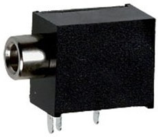 ST-215N-04, Аудио гнездо стерео 3.5мм на плату