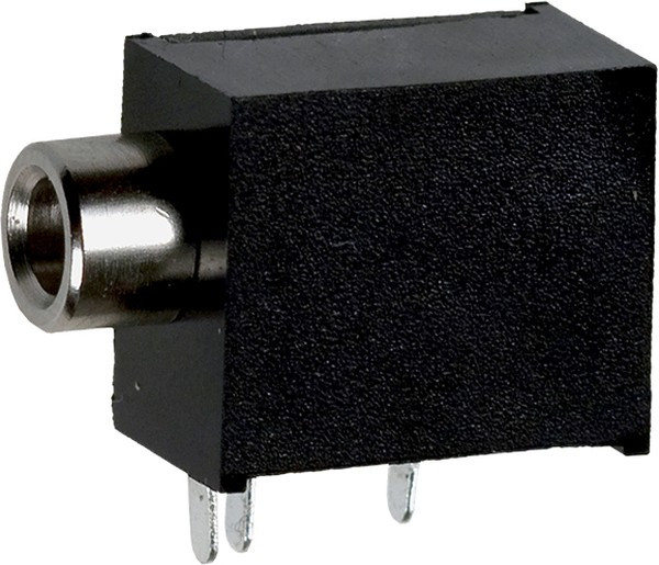 ST-215N-04, Аудио гнездо стерео 3.5мм на плату