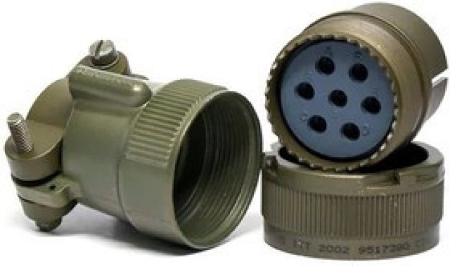 CT6E24-2PWC, Circular MIL Spec Connector ITT Cannon