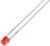 L-1334IT, 2.5 V Red LED 3mm Through Hole, Cylindrical L-1334IT