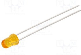 LTL1CHJFTNN, LED; 3mm; orange; 65?180mcd; 45°; Front: convex; 2.05?2.4V