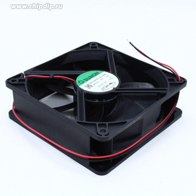 EEC0381B1-000U-A99, (120*120*38 12V), Вентилятор 12В 3100об/мин 120x38 B 234,4м3/час, 48дБ, подшипник качения