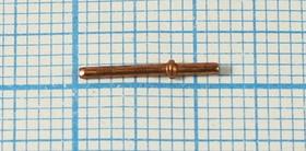 Стойка для печатных плат, медь; №4914 Б стойка L11,5\\D1,0m1,7\\Cu\