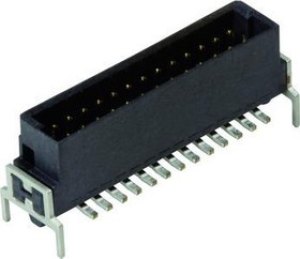 15110322401000, Board to Board &amp; Mezzanine Connectors har-flex straight male 1.75mm, 32pin, PL1, with through hole hold downs
