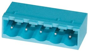 TBP01R1-508-05BE, Pluggable Terminal Blocks Terminal block, pluggable, 5.08, receptical, 5 pole, blue