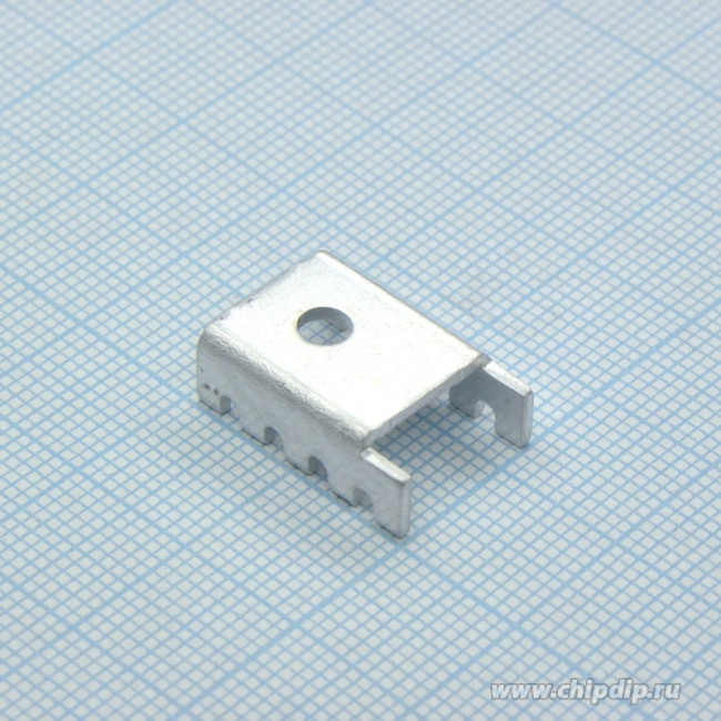 V7236A, Радиатор (подходит для корпусов TO220), 13,3x19,1x6,35мм, тепловое сопротивление 31 К/Вт V7236A, Радиатор (подходит для корпусов TO220), 13,3x19,1x6,35мм, тепловое сопротивление 31 К/Вт