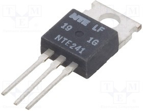 NTE241, Транзистор NPN, биполярный, 80В, 4А, 60Вт, TO220