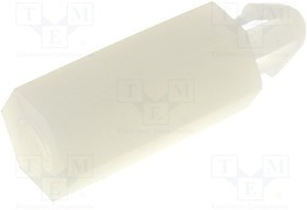 FIX-MAE-12TV, Дистанц PCB, полиамид, Дл: 12мм, Цвет: натуральный, Ключ: 5,5мм