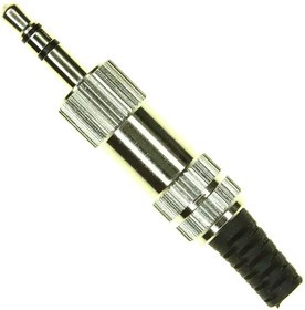4832.1300, Phone Connectors AUDIO PLUG 3.5MM 3P SCREENED