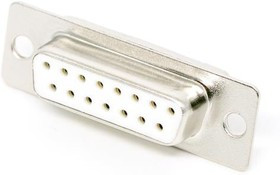 40-9715S, D SUB CONNECTOR, RCPT, 15POS, SOLDER