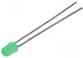 LTL-4231N, LED; 3mm; green; 5.6?85mcd; 60°; Front: convex; 2.1?2.6V