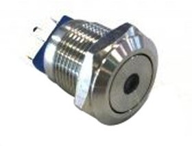 MAV0120/3D1RD024, Switch Push Button N.O. SPST Round Button 2A 36VDC Momentary Contact Panel Mount Solder Tab