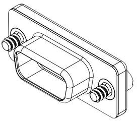 173112-0065, Metal Dust Cap for Shell Size 3, UNC 4-40
