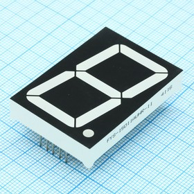 FYS-15011AUHR-11, 38,1mm ОK Красный 30-60mcd