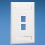 NK2FEIY, Connector Accessories Faceplate Straight Acrylonitrile Butadiene Styrene Electric Ivory NK2FEIY, Connector Accessories Faceplate Straight Acrylonitrile Butadiene Styrene Electric Ivory