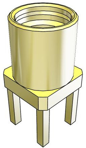 MMCX-J-P-H-ST-TH1, RF Connectors / Coaxial Connectors 50 Ohm MMCX Plug, Cable Termination