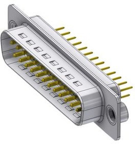 DTS25PY/2M85UN, D-Sub plug, Plug, DB-25, Radial Leads