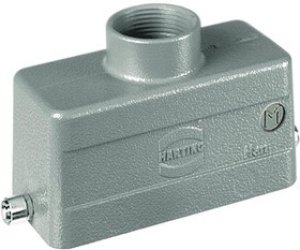 19302161442, Han B HMC Heavy Duty Power Connector Hood, M32 Thread 19302161442, Han B HMC Heavy Duty Power Connector Hood, M32 Thread