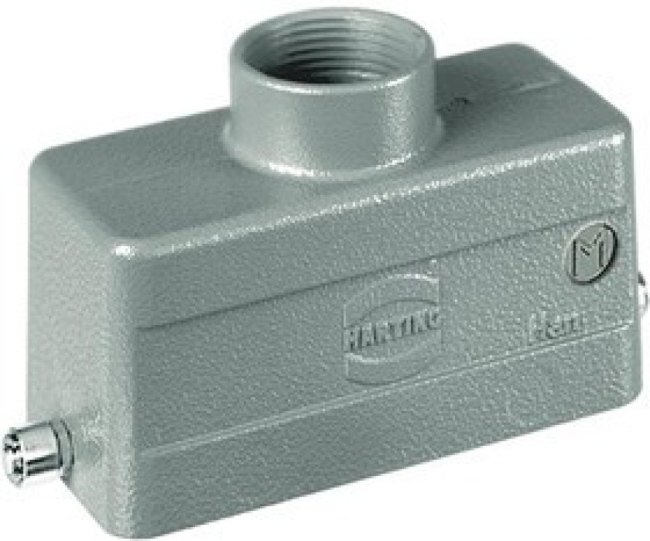 19302161442, Han B HMC Heavy Duty Power Connector Hood, M32 Thread 19302161442, Han B HMC Heavy Duty Power Connector Hood, M32 Thread