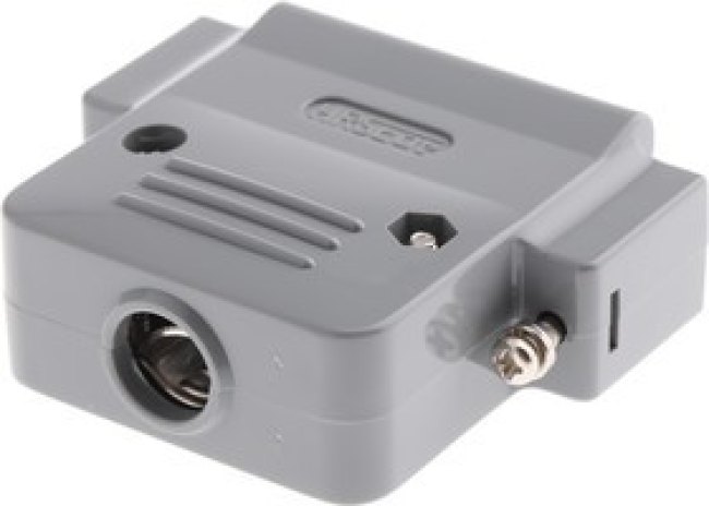 HDB-CTF(50), CTF Series Polymer D Sub Backshell, 25 Way