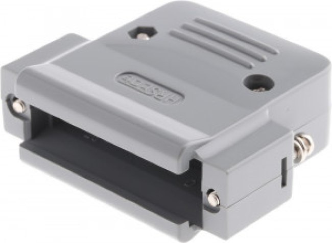 HDB-CTF(50), CTF Series Polymer D Sub Backshell, 25 Way