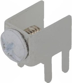 7766-4, Наконечник: зажим под винт, THT,зажим под винт, белый, 7,5x5мм