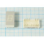 Светодиодный дисплей желтый, 7 сегментов, 1 разряд, высота 7,6 мм, 2200 мкд, HDSP-4031; №7023 Y СД д